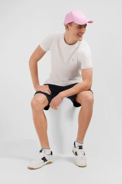 Outlet Baskets Blanches Bicolores En Cuir Homme Sneakers