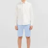 Outlet Bermuda Chino Bleu Ciel En Coton Stretch Enfant Enfant