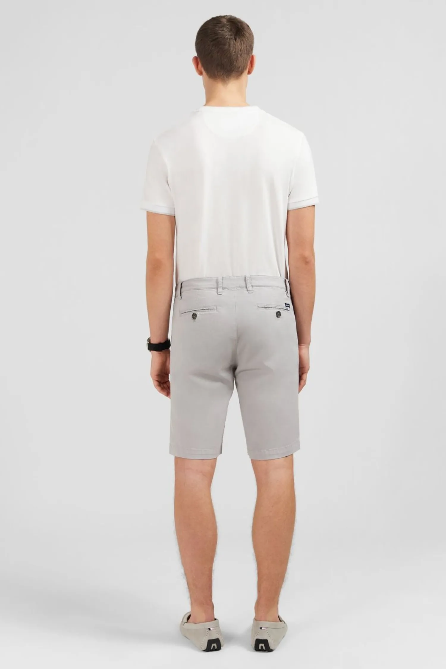 Outlet Beruda Gri Uni Homme Shorts Et Bermudas