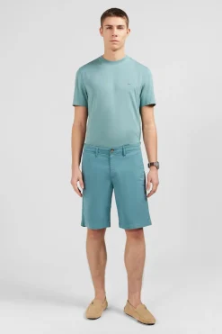 Online Beruda Vert Uni Homme Shorts Et Bermudas