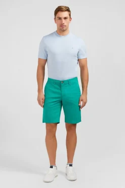 Outlet Beruda Vert Uni Homme Shorts Et Bermudas
