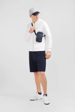 Best Besace Bleu Marine Avec Effet Cuir Graine Homme Sacoches