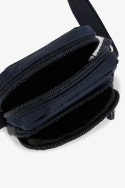 Best Besace Bleu Marine Avec Effet Cuir Graine Homme Sacoches