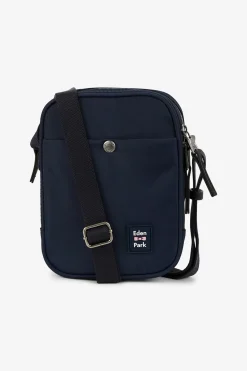 Outlet Besace Rectangulaire Bleu Fonce Homme Sacoches