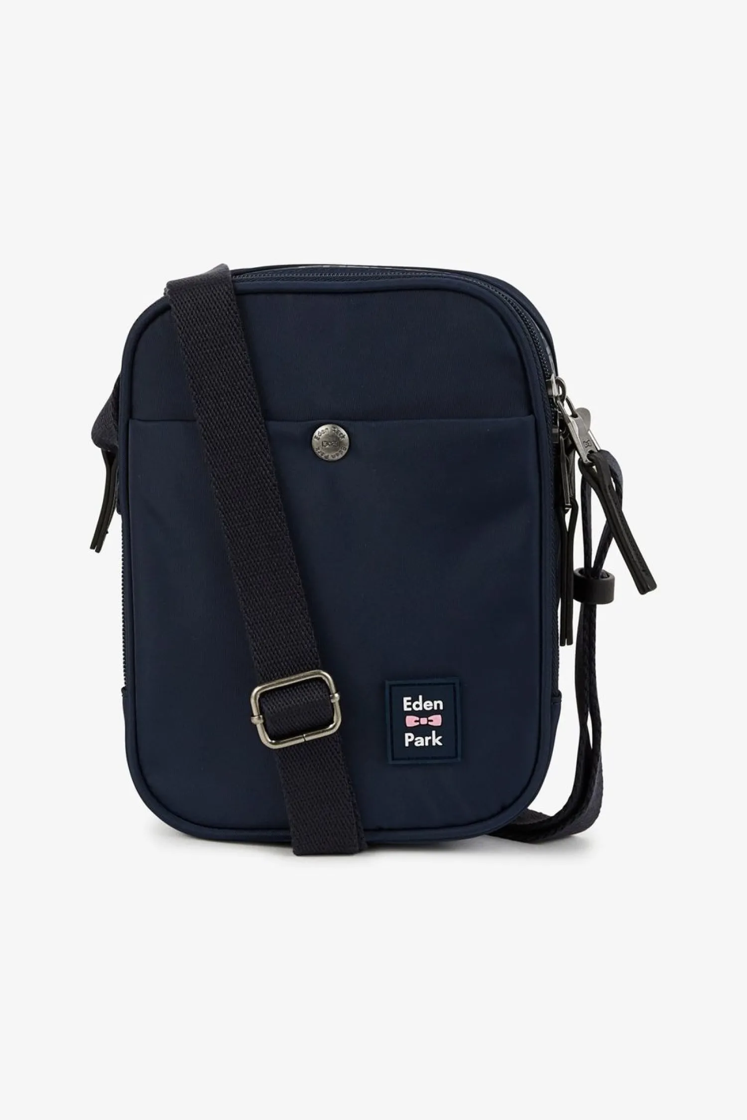 Outlet Besace Rectangulaire Bleu Fonce Homme Sacoches