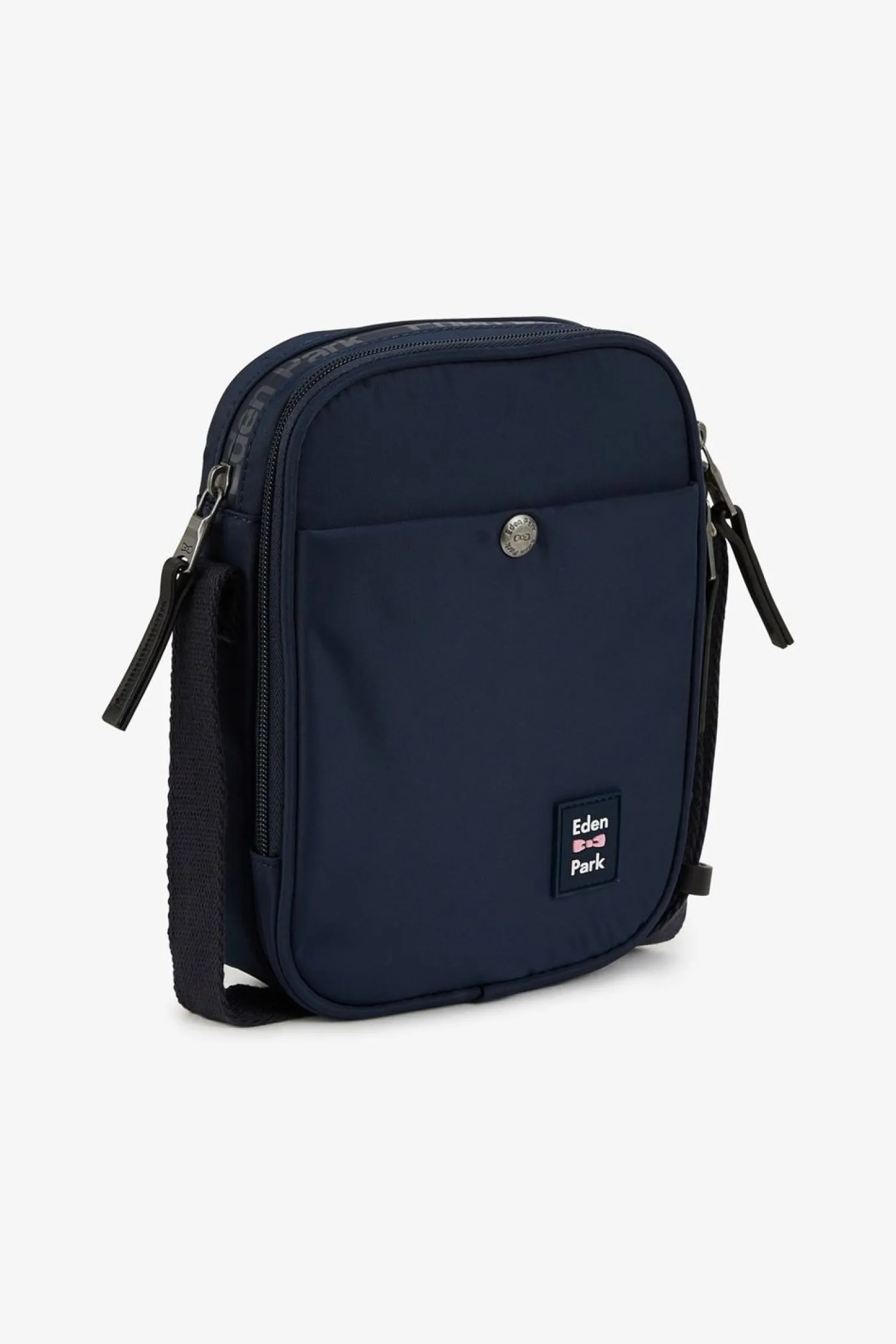 Outlet Besace Rectangulaire Bleu Fonce Homme Sacoches