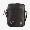 Clearance Besace Rectangulaire En Cuir Noir Homme Sacoches
