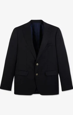 Discount Blazer Bleu Marine 100 % Laine Homme Blazers Et Costumes
