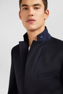 Discount Blazer Bleu Marine 100 % Laine Homme Blazers Et Costumes