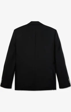 Blazer Noir 100 % Laine Homme Blazers Et Costumes