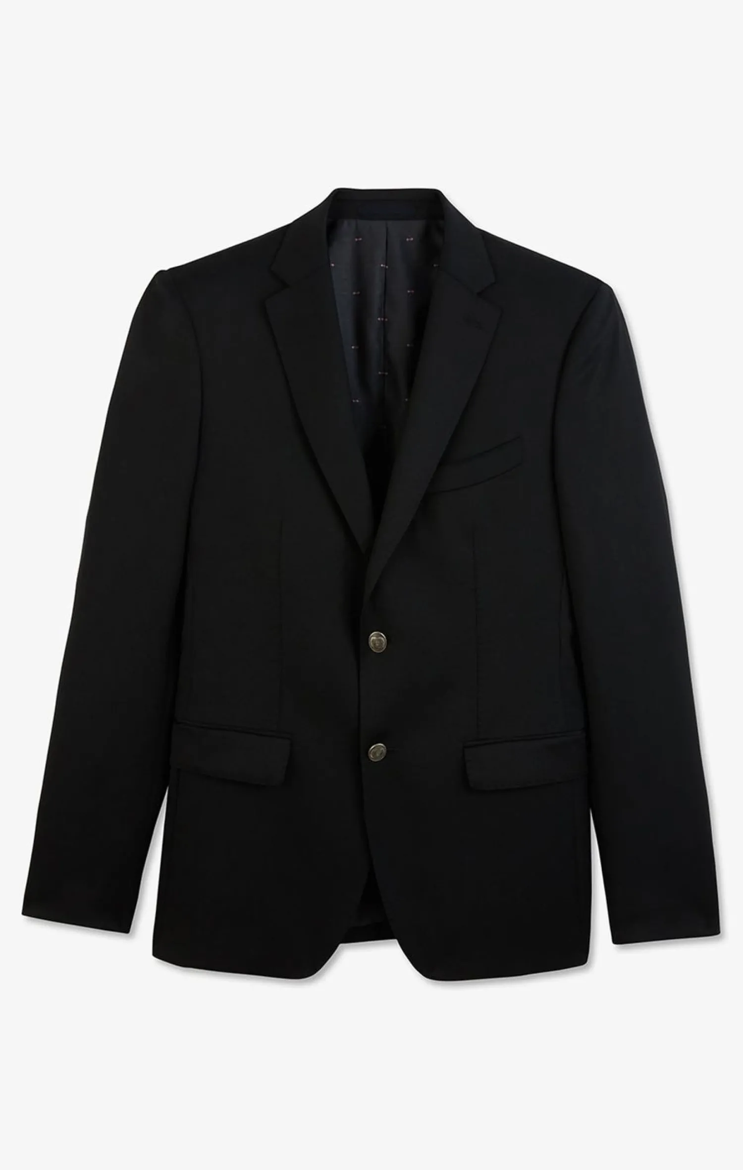 Discount Blazer Noir Slim Fit 100 % Laine Homme Blazers Et Costumes