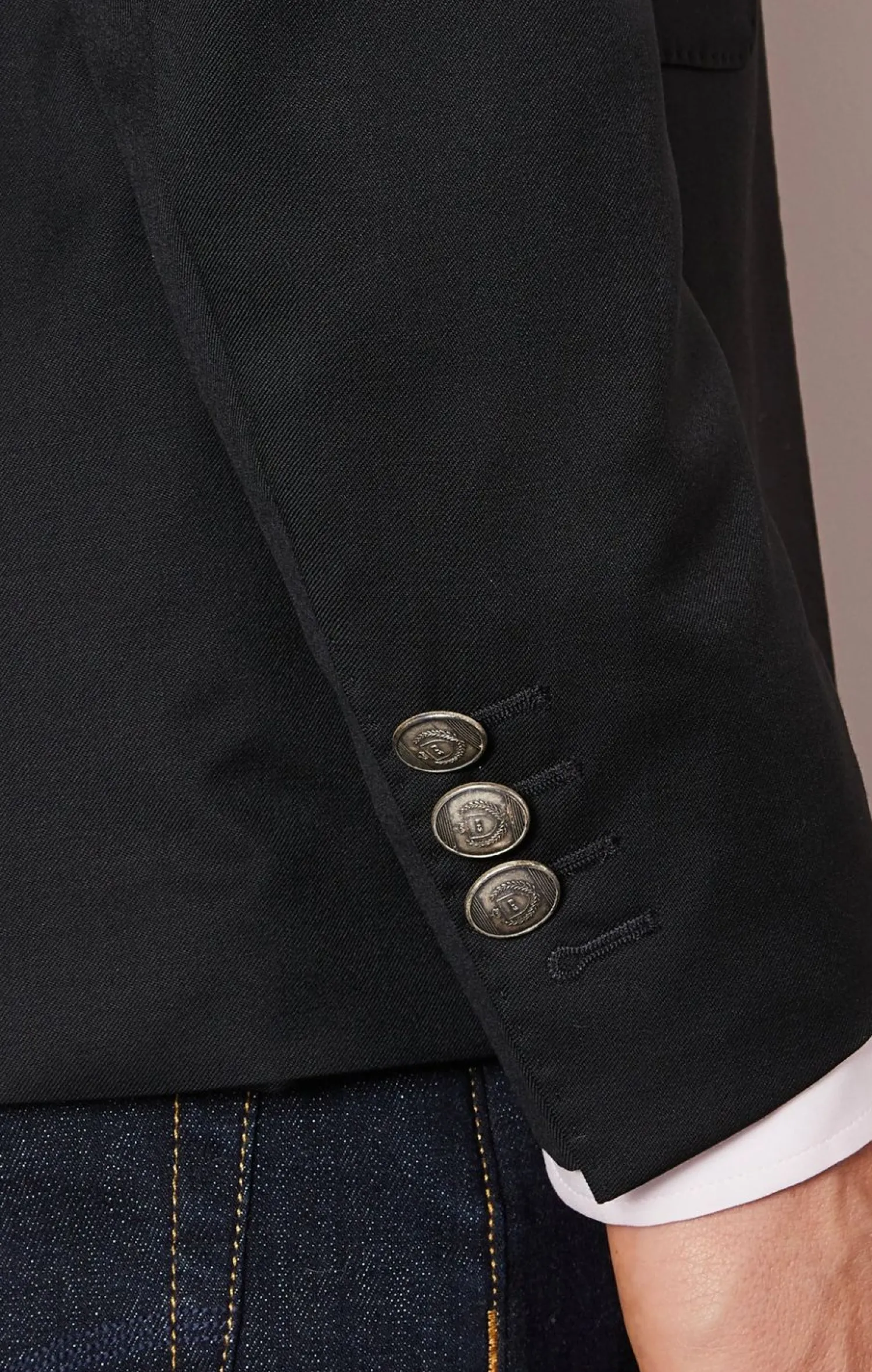 Discount Blazer Noir Slim Fit 100 % Laine Homme Blazers Et Costumes