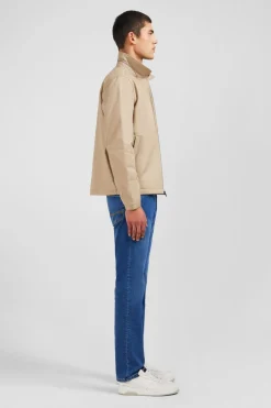 Hot Bouon Beige Rebourre Homme Manteaux Et Vestes