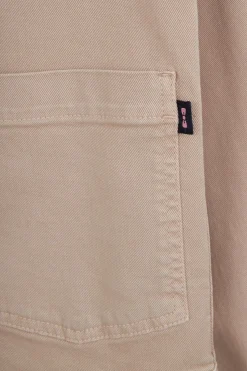 New Bouon Beige Uni Homme Manteaux Et Vestes