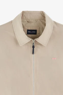 New Bouon Zippe A Co Caique Beige Homme Manteaux Et Vestes