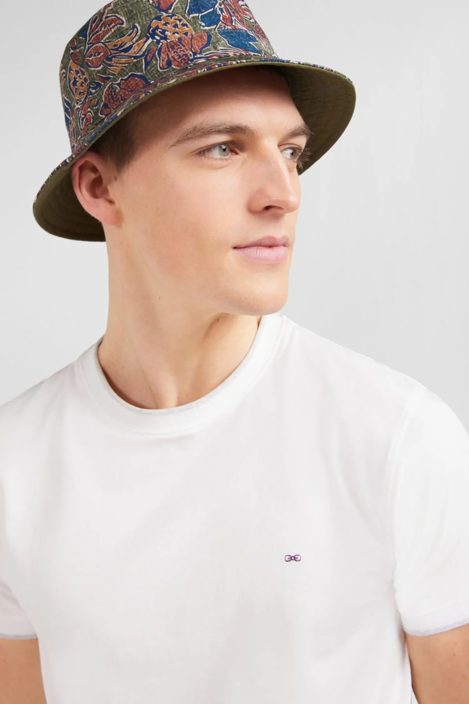 Clearance Bob En Coton Reversibe Kaki Iprie Homme Casquettes