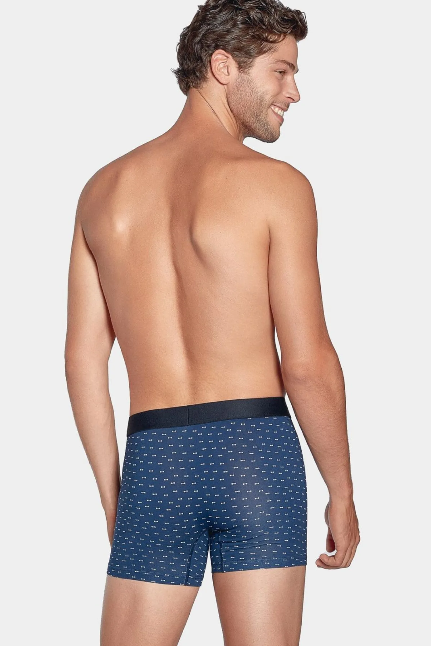 Clearance Boxer A icro otif Noeud Papion arine Et Banc En Coton tretch Homme Sous-Vêtements