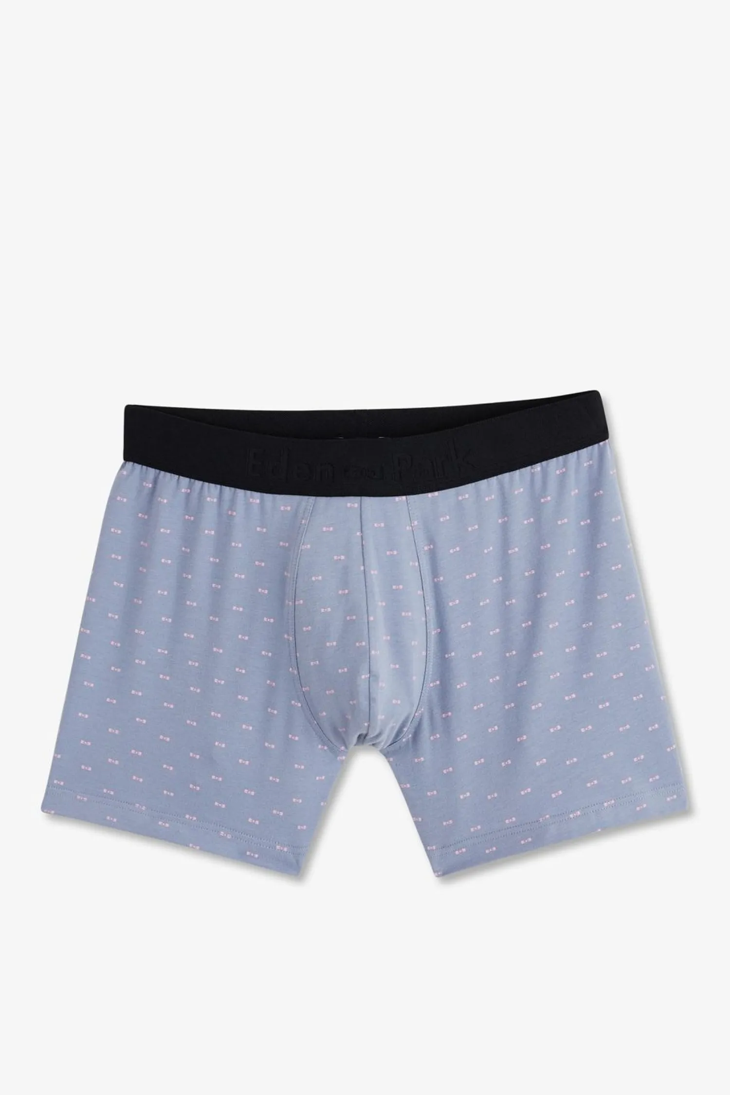 Hot Boxer A icro otif Noeud Papion Gri Et Roe En Coton tretch Homme Sous-Vêtements
