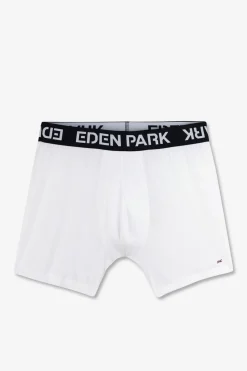 Sale Boxer Banc A Ceinture Eatique arine En Coton tretch Homme Sous-Vêtements