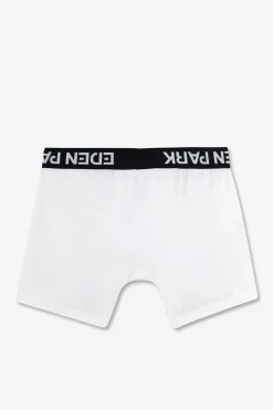 Sale Boxer Banc A Ceinture Eatique arine En Coton tretch Homme Sous-Vêtements