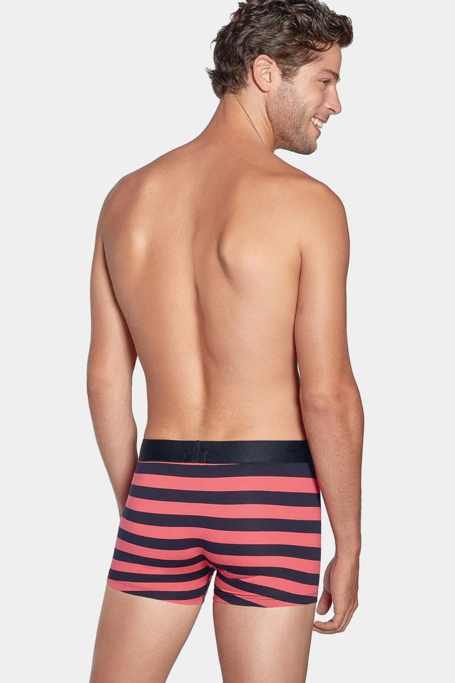 Best Boxer Cerce arine Et Rouge En Coton tretch Homme Sous-Vêtements
