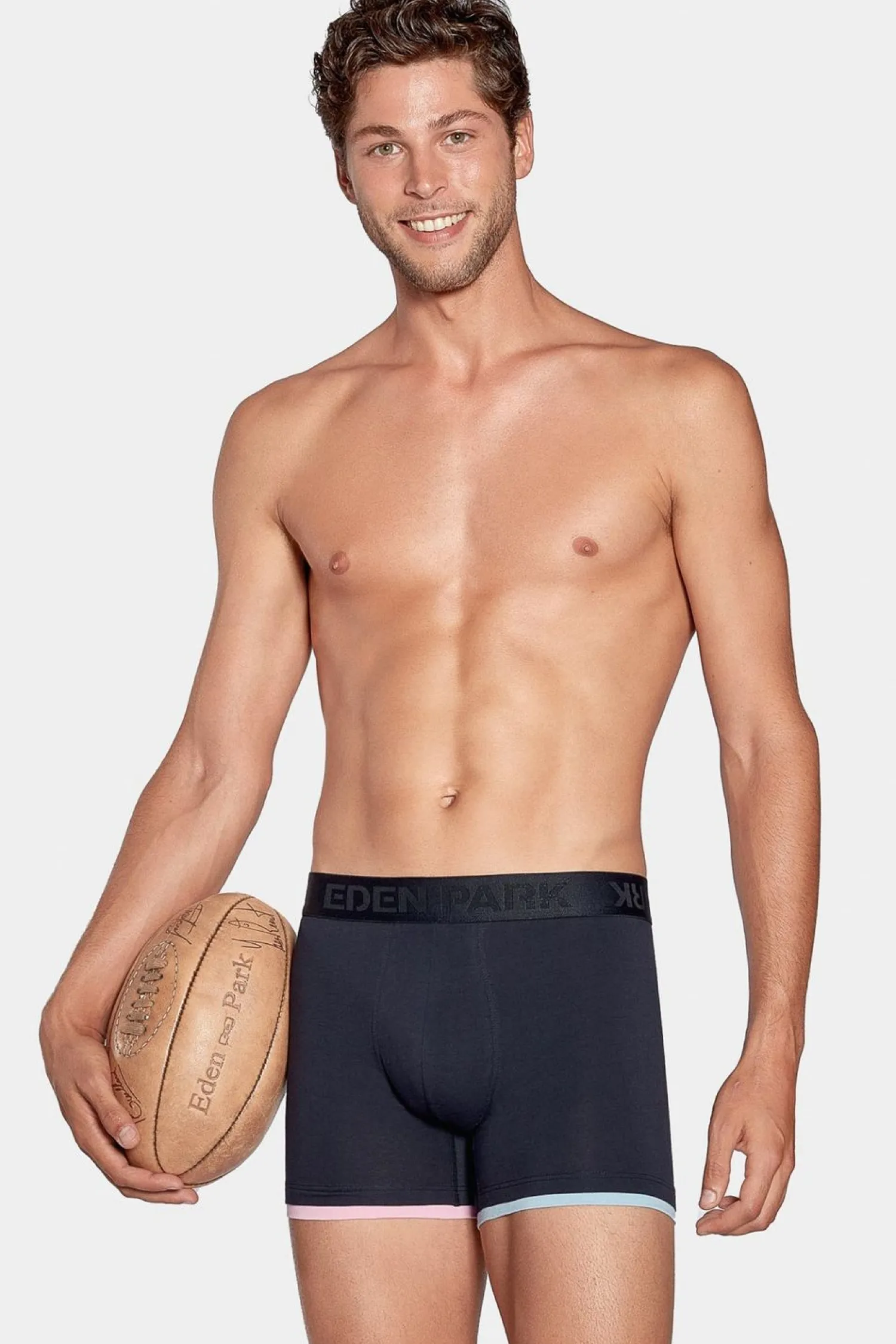 Clearance Boxer arine A Detai Contrate En Coton tretch Homme Sous-Vêtements