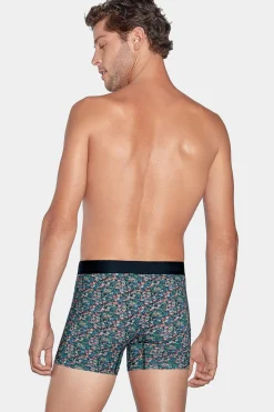 Sale Boxer Vert icro Iprie Feur En Coton tretch Homme Sous-Vêtements