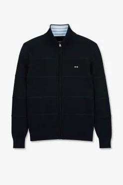 Outlet Cardigan Zippe Beu arine En Jeu De aie Homme Cardigans