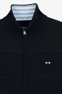 Outlet Cardigan Zippe Beu arine En Jeu De aie Homme Cardigans