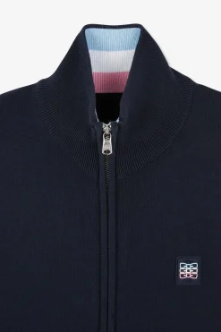 Discount Cardigan Zippe arine En Coton Ebee Tricoore Homme Cardigans