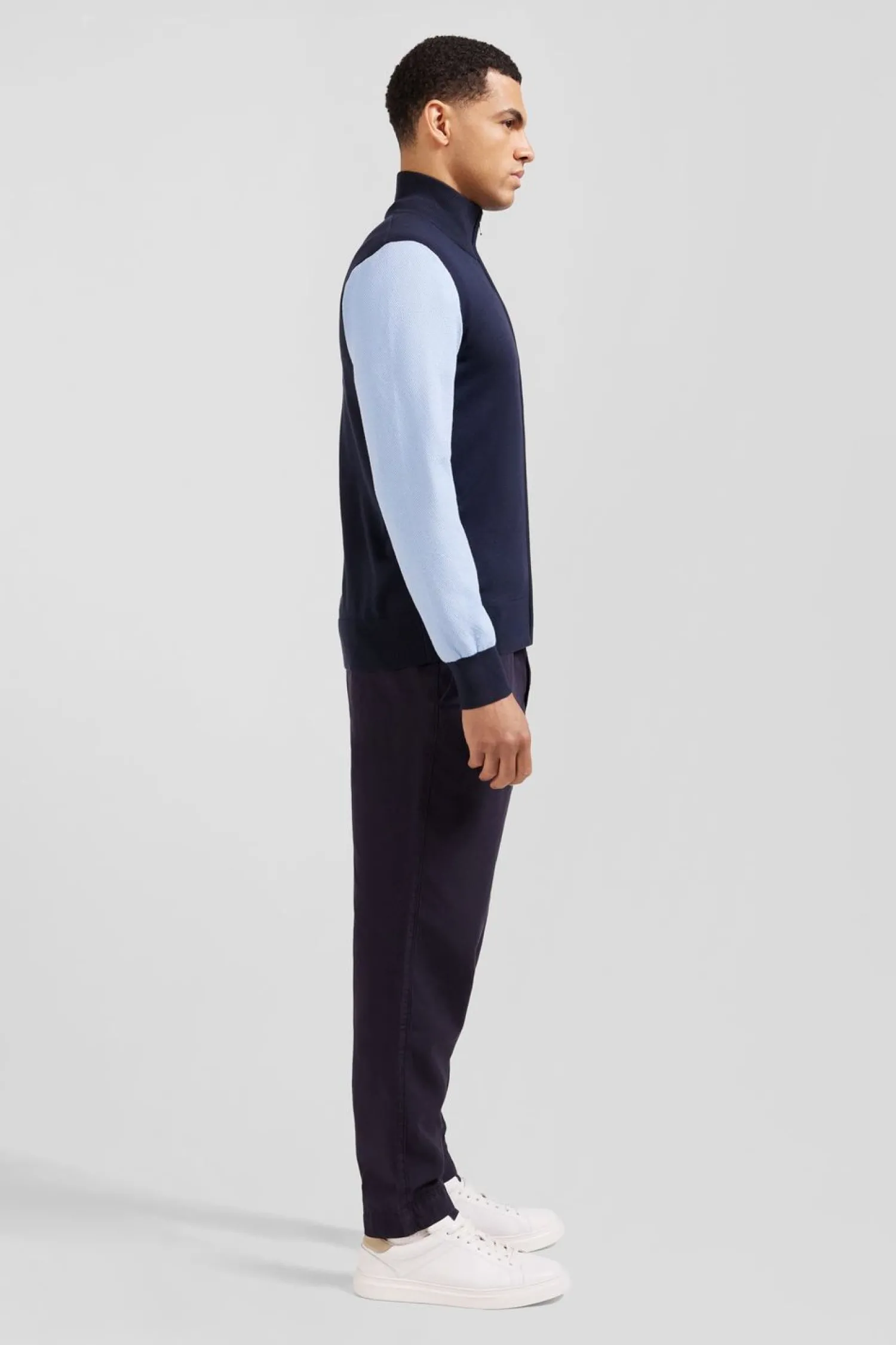Best Cardigan Zippe arine Et Beu Nuero 10 Homme Cardigans