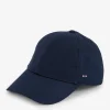 Casquette Bleu Marine Unie En Coton Homme Casquettes