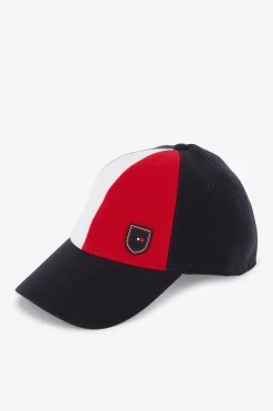 Sale Casquette Colorblock Rouge Homme Casquettes
