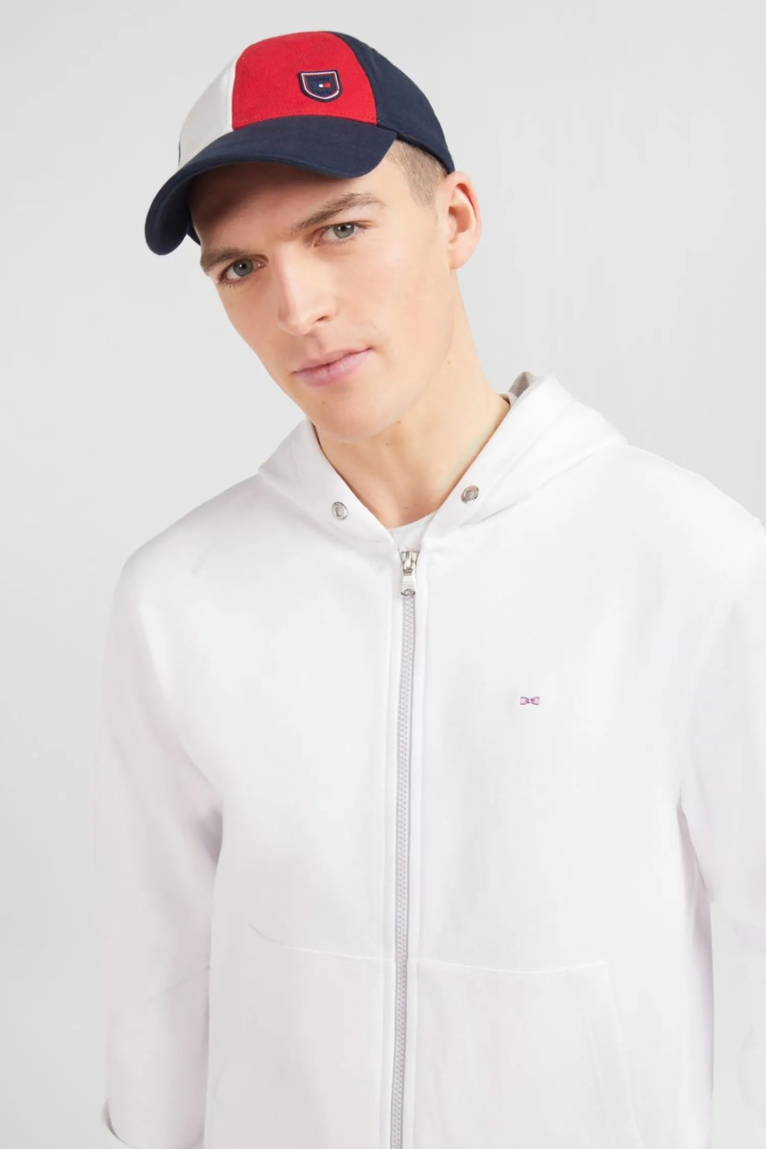 Sale Casquette Colorblock Rouge Homme Casquettes