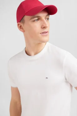 Outlet Casquette Rouge En Toile De Coton Broderie Noeud Papillon Homme Casquettes