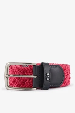 Sale Ceinture Rouge Tressee Homme Ceintures