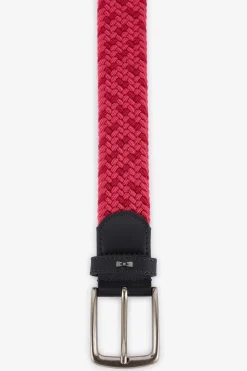 Sale Ceinture Rouge Tressee Homme Ceintures