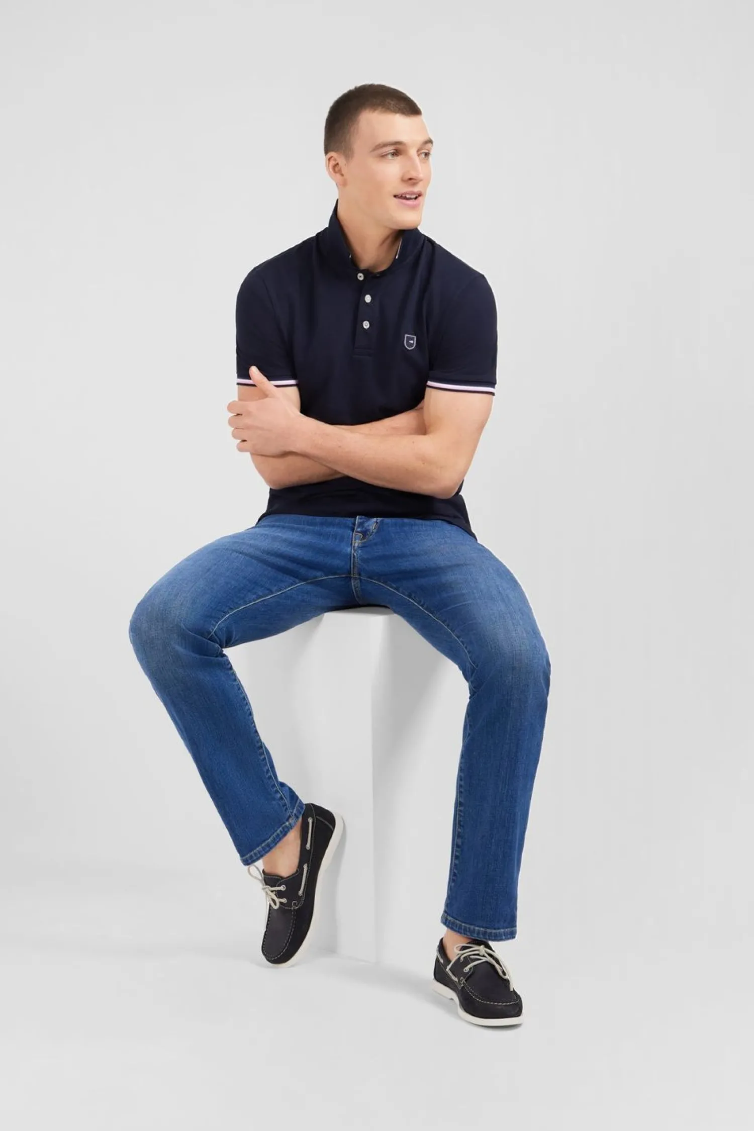 Hot Chaussures Bateau En Cuir Suede Marine Homme Mocassins