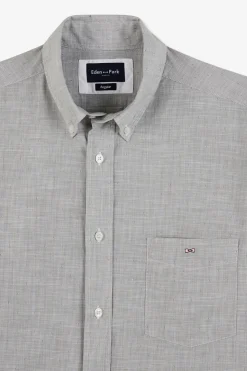 Best Cheie Beige Cair En Coton Dobby Homme Chemises