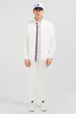 New Cheie Banche A Broderie Homme Chemises
