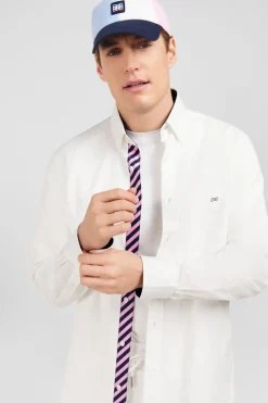 New Cheie Banche A Broderie Homme Chemises