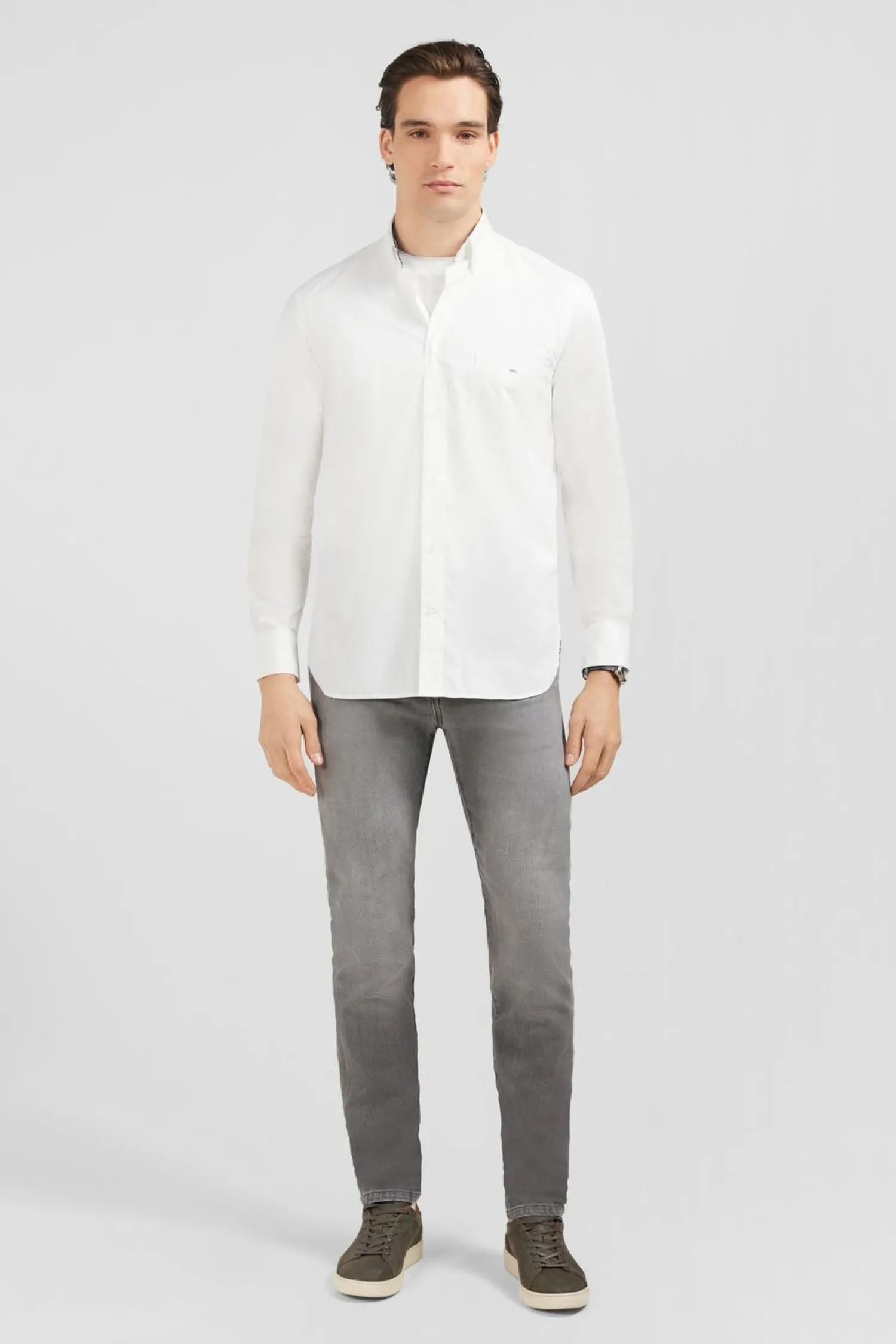 New Cheie Banche A Coudiere Feurie Homme Chemises