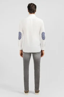 New Cheie Banche A Coudiere Feurie Homme Chemises