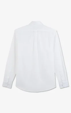New Cheie Banche Unie En Coton Homme Chemises