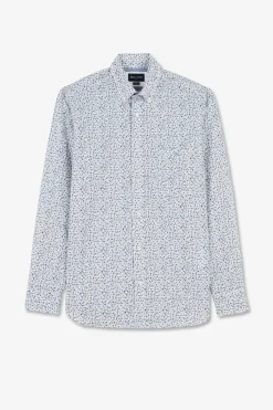 Outlet Cheie Beu Cair A icro otif Feuri Homme Chemises