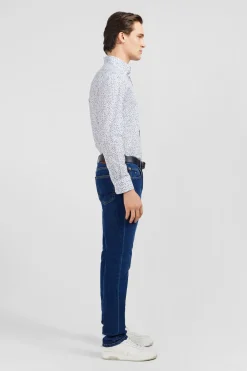 Outlet Cheie Beu Cair A icro otif Feuri Homme Chemises
