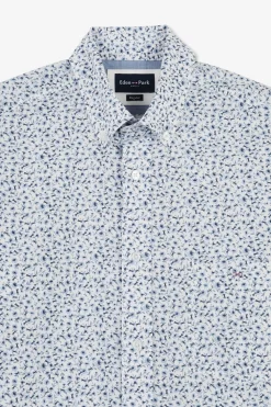 Outlet Cheie Beu Cair A icro otif Feuri Homme Chemises