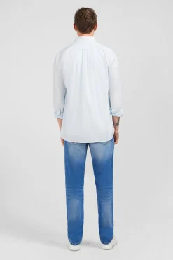 Clearance Cheie Beu Cair A Rayure Homme Chemises
