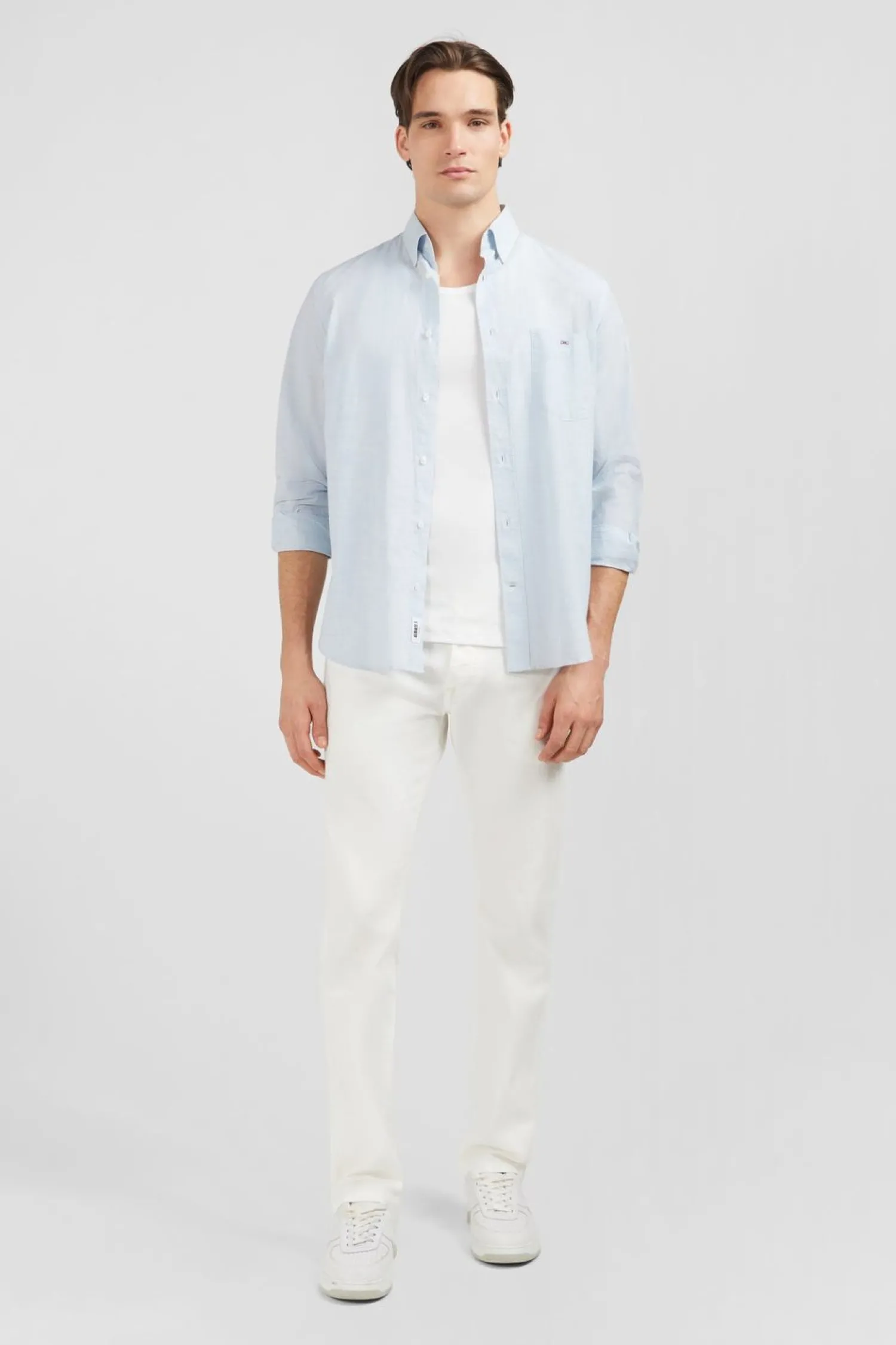 Online Cheie Beu Cair En Coton Dobby Homme Chemises