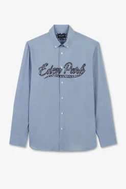 Sale Cheie Beue A Broderie Feurie Homme Chemises